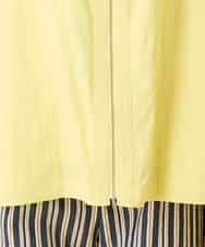 R6JED01390 HIROKO BIS(小さいサイズ)(メゾン ドゥ サンク) 【小さいサイズ】ナチュラルワッシャーギャザーライトブルゾン ライトイエロー