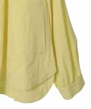 R6JED01390 HIROKO BIS(小さいサイズ)(メゾン ドゥ サンク) 【小さいサイズ】ナチュラルワッシャーギャザーライトブルゾン ライトイエロー