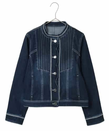 R6JED10330  ピンタックデニムジャケット