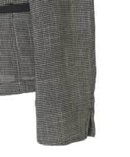 R6JFD01360 HIROKO BIS(小さいサイズ)(メゾン ドゥ サンク) 【小さいサイズ】ツイーディーメッシュコンパクトジャケット ブラック