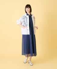 R6JGE30360 HIROKO BIS(小さいサイズ)(メゾン ドゥ サンク) 【小さいサイズ】オパールロゴジョイントデザインブルゾン ホワイト