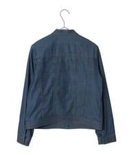 R6JJB01290 HIROKO BIS(小さいサイズ)(メゾン ドゥ サンク) 【小さいサイズ】ステッチポイントデニムジャケット ネイビー