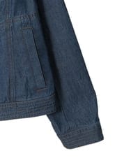 R6JJB01290 HIROKO BIS(小さいサイズ)(メゾン ドゥ サンク) 【小さいサイズ】ステッチポイントデニムジャケット ネイビー