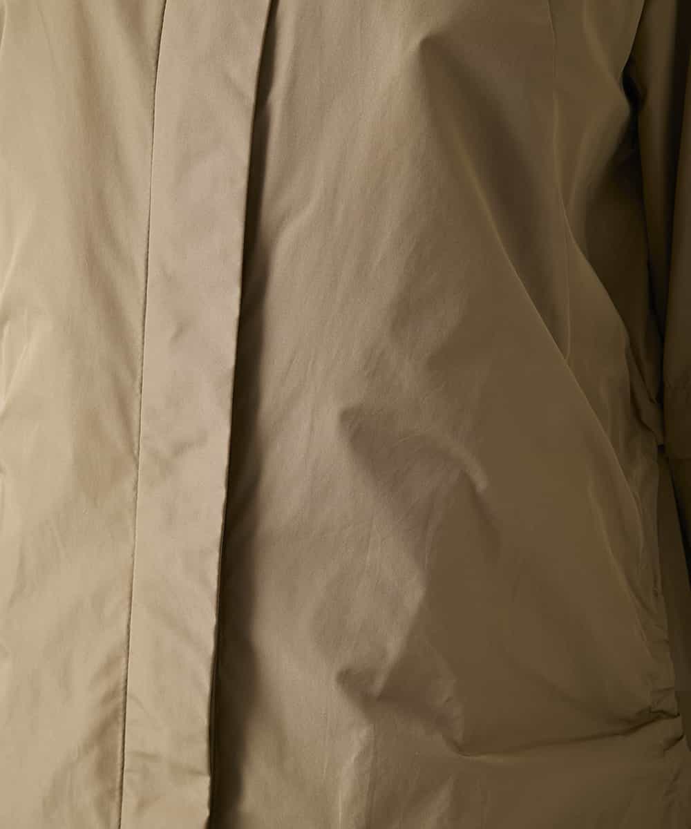 R6JLE01390 HIROKO BIS(小さいサイズ)(メゾン ドゥ サンク) 【小さいサイズ】ライトタフタシャーリングデザインブルゾン ベージュ