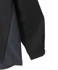 R6KAF07270 HIROKO BIS(小さいサイズ)(メゾン ドゥ サンク) 【小さいサイズ】グラフィカルモチーフデザインスウェット /洗える ブラック