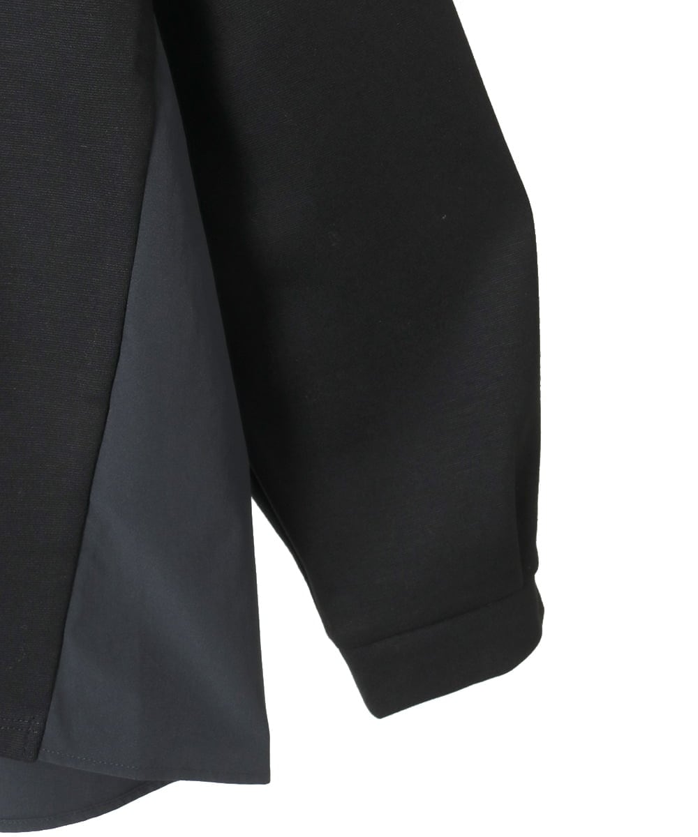 R6KAF07270 HIROKO BIS(小さいサイズ)(メゾン ドゥ サンク) 【小さいサイズ】グラフィカルモチーフデザインスウェット /洗える ブラック