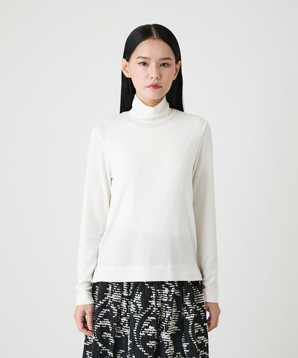 R6KAG70160 HIROKO BIS(小さいサイズ)(メゾン ドゥ サンク) 【小さいサイズ/開封後の返品交換不可】セラミド配合ハイネックトップ アイボリー