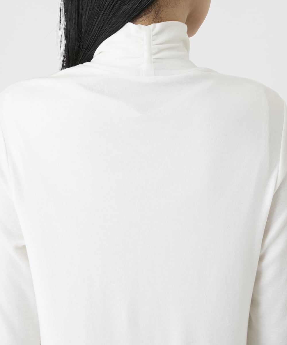 R6KAG70160 HIROKO BIS(小さいサイズ)(メゾン ドゥ サンク) 【小さいサイズ/開封後の返品交換不可】セラミド配合ハイネックトップ アイボリー