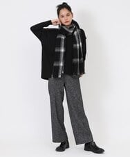 R6KAW65180 HIROKO BIS(小さいサイズ)(メゾン ドゥ サンク) 【小さいサイズ/ 洗える】プリーツジャージーデザインプルオーバー ブルー