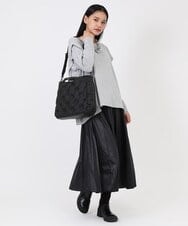 R6KAW65180 HIROKO BIS(小さいサイズ)(メゾン ドゥ サンク) 【小さいサイズ/ 洗える】プリーツジャージーデザインプルオーバー ブルー