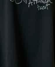 R6KED23230 HIROKO BIS(小さいサイズ)(メゾン ドゥ サンク) 【小さいサイズ】フローラルタイポTシャツ ブラック