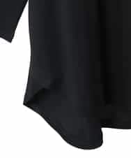 R6KED23230 HIROKO BIS(小さいサイズ)(メゾン ドゥ サンク) 【小さいサイズ】フローラルタイポTシャツ ブラック