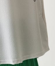 R6KFB36240 HIROKO BIS(小さいサイズ)(メゾン ドゥ サンク) 【小さいサイズ】転写プリントドッキングカットソー ライトグレー