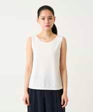 R6KFD76069 HIROKO BIS(小さいサイズ)(メゾン ドゥ サンク) 【小さいサイズ】ベーシックインナータンクトップ ブラック