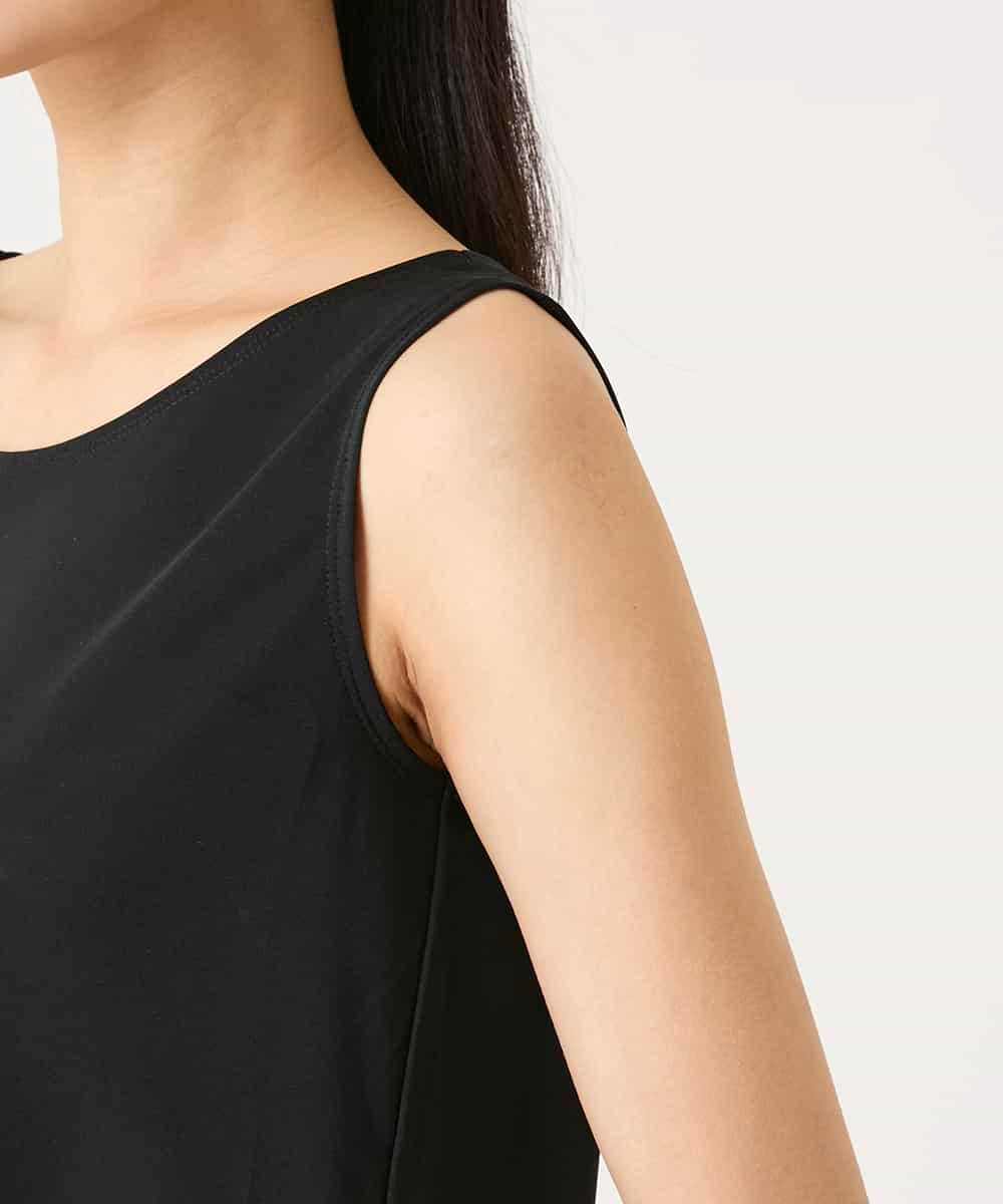 R6KFD76069 HIROKO BIS(小さいサイズ)(メゾン ドゥ サンク) 【小さいサイズ】ベーシックインナータンクトップ ブラック