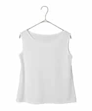 R6KFD76069 HIROKO BIS(小さいサイズ)(メゾン ドゥ サンク) 【小さいサイズ】ベーシックインナータンクトップ ブラック