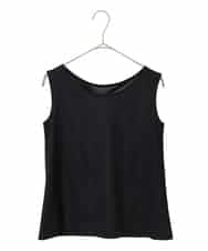 R6KFD76069 HIROKO BIS(小さいサイズ)(メゾン ドゥ サンク) 【小さいサイズ】ベーシックインナータンクトップ ブラック