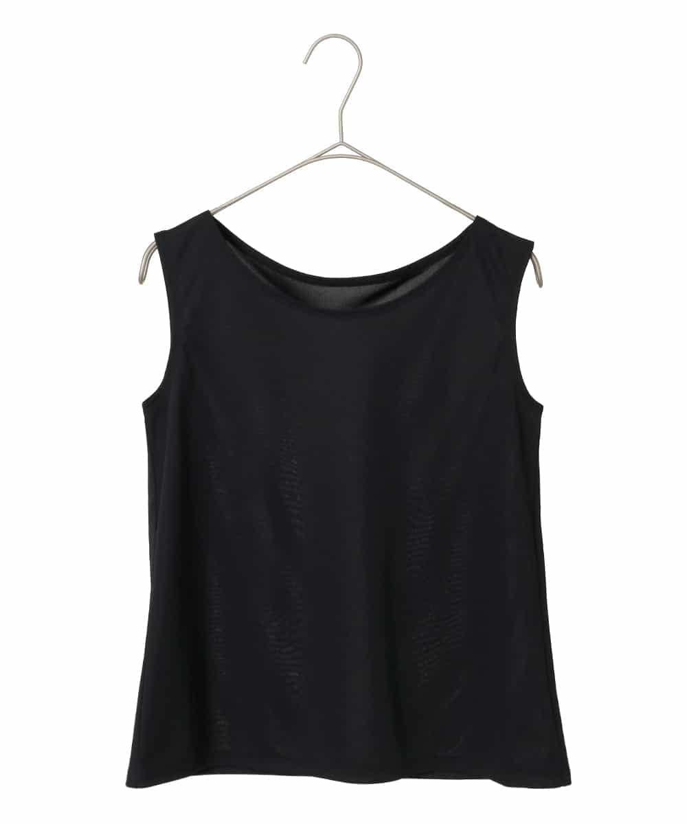 R6KFD76069 HIROKO BIS(小さいサイズ)(メゾン ドゥ サンク) 【小さいサイズ】ベーシックインナータンクトップ ブラック