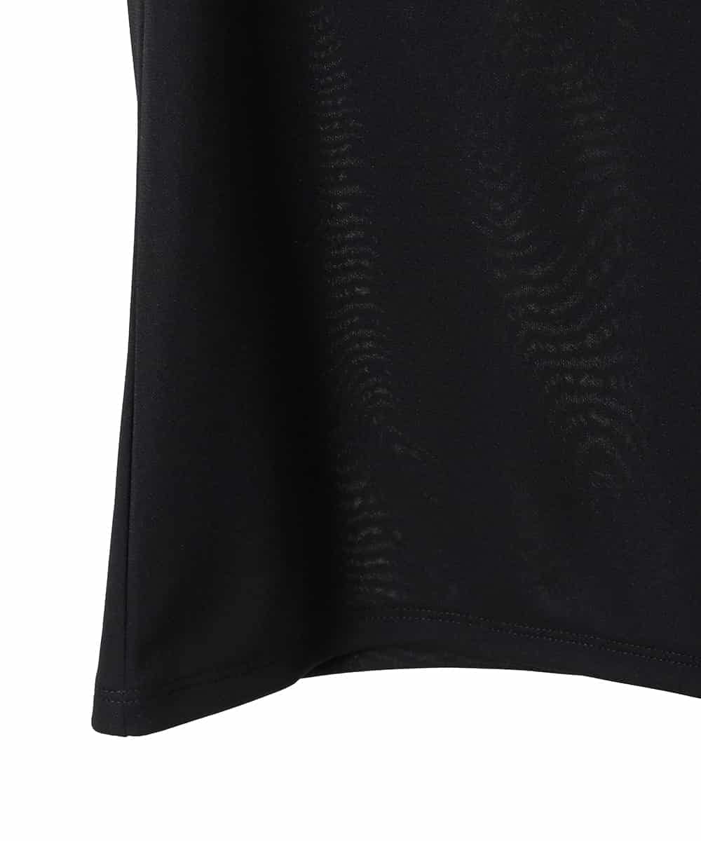 R6KFD76069 HIROKO BIS(小さいサイズ)(メゾン ドゥ サンク) 【小さいサイズ】ベーシックインナータンクトップ ブラック