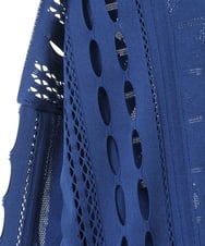 R6KFW30270 HIROKO BIS(小さいサイズ)(メゾン ドゥ サンク) 【小さいサイズ/洗濯機で洗える】プリモーディアルニットカーディガン ブルー