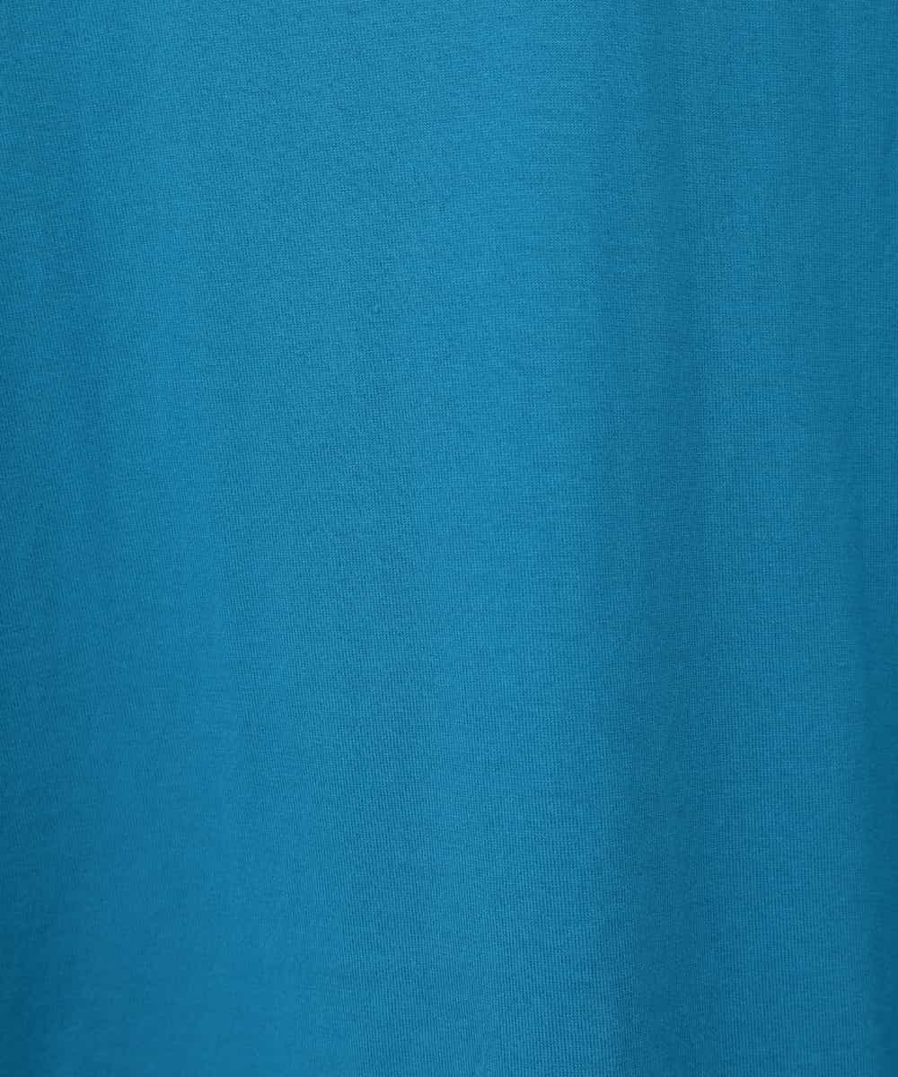 R6KGA07190 HIROKO BIS(小さいサイズ)(メゾン ドゥ サンク) 【小さいサイズ】ステッチ刺繍デザインTシャツ ブルー