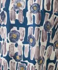 R6KGE03190 HIROKO BIS(小さいサイズ)(メゾン ドゥ サンク) 【小さいサイズ】エスニックグラフィックデザインカットソー ベージュ