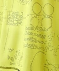 R6KGW64190 HIROKO BIS(小さいサイズ)(メゾン ドゥ サンク) 【小さいサイズ】幾何学POPオフシルエットカットソー イエロー系