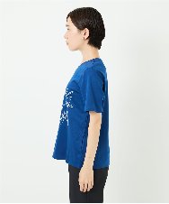 R6KIB09190 HIROKO BIS(小さいサイズ)(メゾン ドゥ サンク) 【小さいサイズ/接触冷感】ブレード刺繍デザインカットソー ブルー