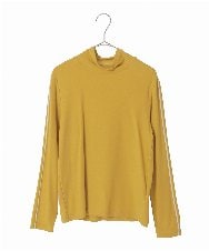 R6KJB70160 HIROKO BIS(小さいサイズ)(メゾン ドゥ サンク) 【小さいサイズ】配色ラインハイネックインナートップ イエロー