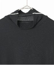 R6KJB70160 HIROKO BIS(小さいサイズ)(メゾン ドゥ サンク) 【小さいサイズ】配色ラインハイネックインナートップ イエロー