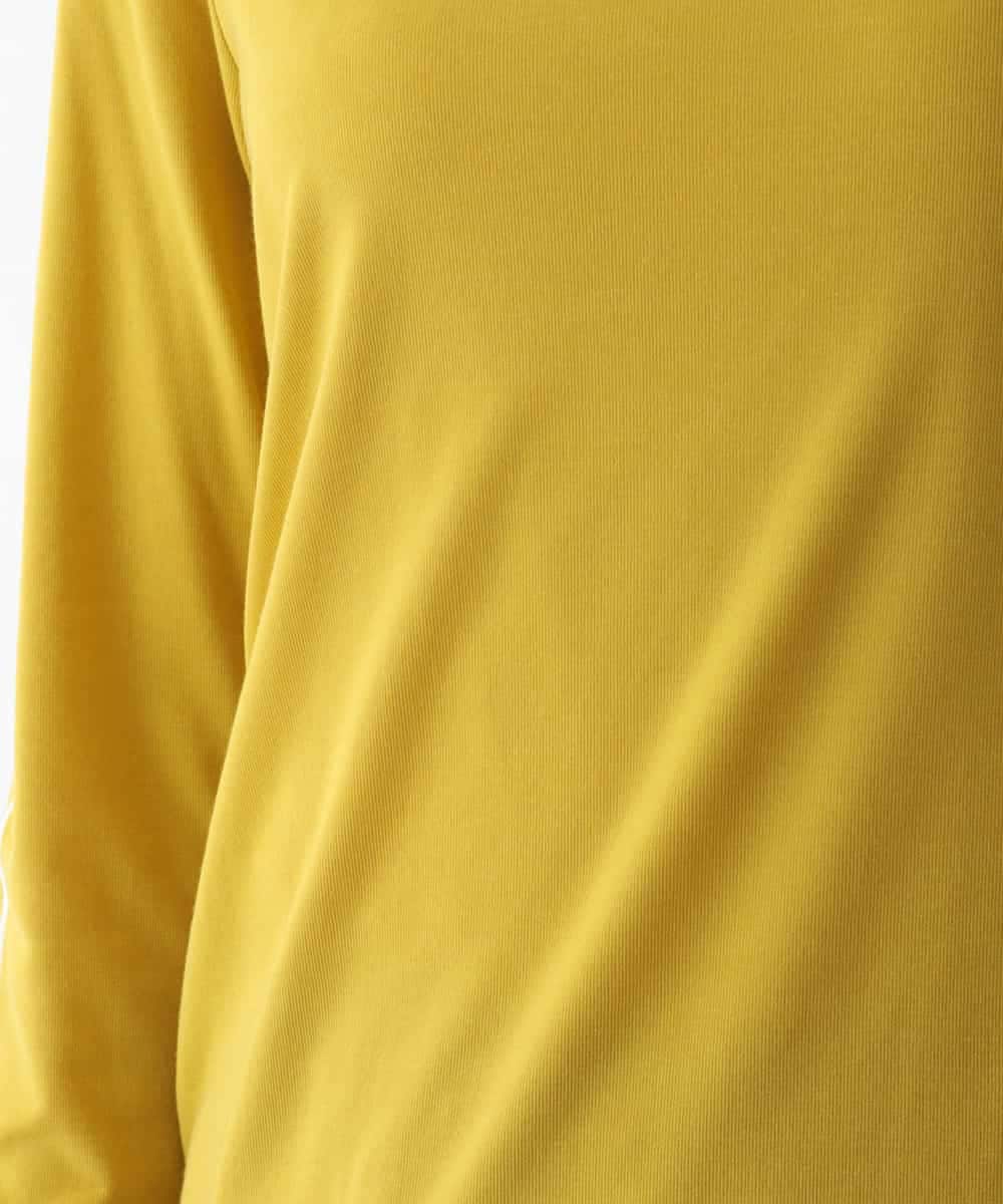 R6KJB70160 HIROKO BIS(小さいサイズ)(メゾン ドゥ サンク) 【小さいサイズ】配色ラインハイネックインナートップ イエロー