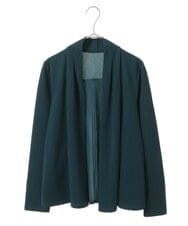 R6KLT53270 HIROKO BIS(小さいサイズ)(メゾン ドゥ サンク) 【小さいサイズ】バックプリーツジャージーカーディガン ベージュ