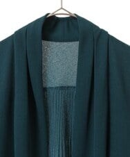 R6KLT53270 HIROKO BIS(小さいサイズ)(メゾン ドゥ サンク) 【小さいサイズ】バックプリーツジャージーカーディガン ベージュ