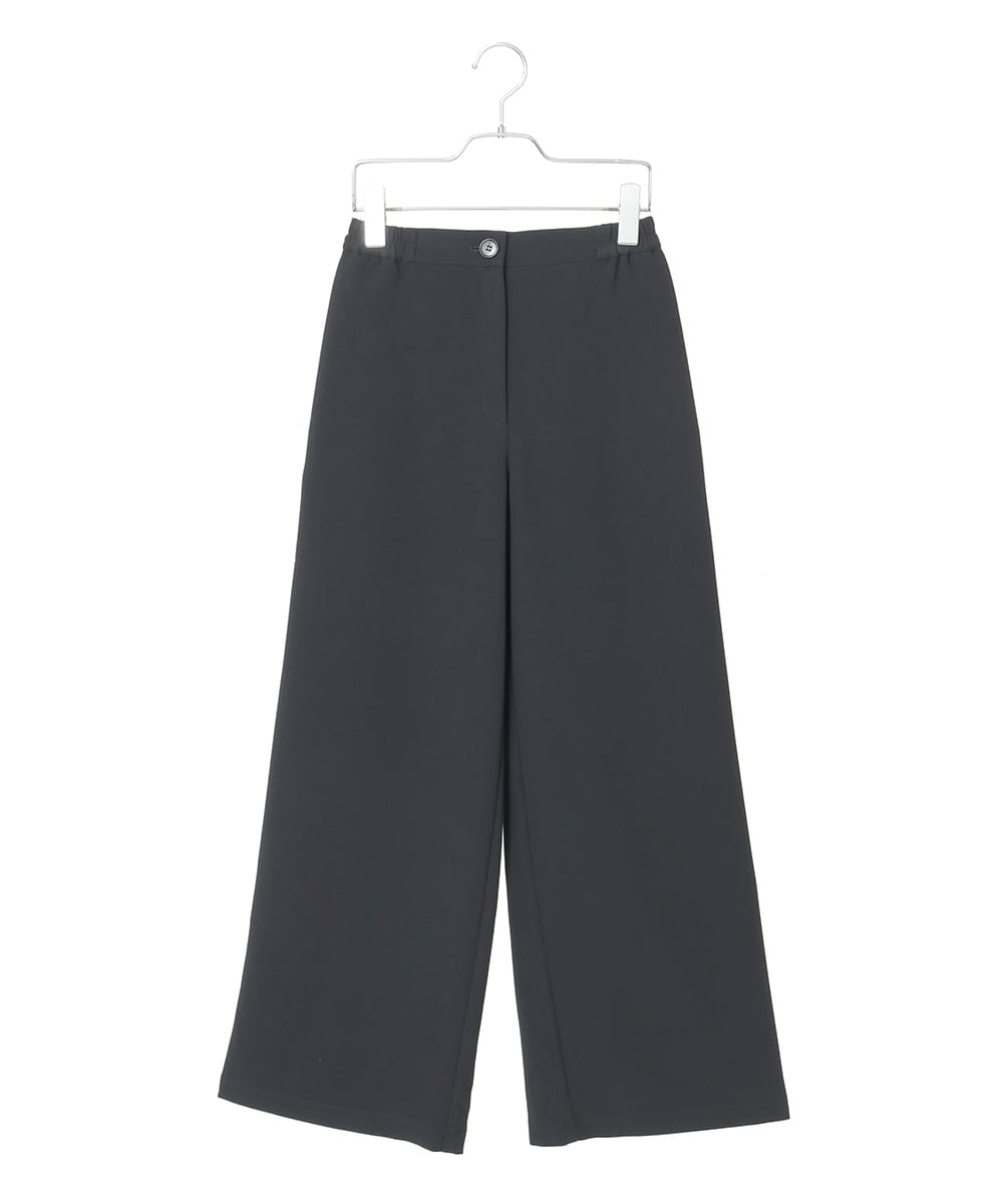 R6LAD25230 HIROKO BIS(小さいサイズ)(メゾン ドゥ サンク) 【小さいサイズ】ソフトツイルセミワイドパンツ ライトグレー