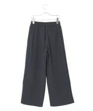 R6LAD25230 HIROKO BIS(小さいサイズ)(メゾン ドゥ サンク) 【小さいサイズ】ソフトツイルセミワイドパンツ ライトグレー