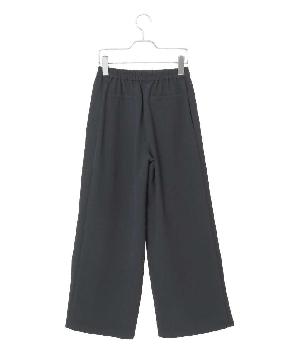 R6LAD25230 HIROKO BIS(小さいサイズ)(メゾン ドゥ サンク) 【小さいサイズ】ソフトツイルセミワイドパンツ ライトグレー