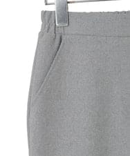 R6LAE20230 HIROKO BIS(小さいサイズ)(メゾン ドゥ サンク) 【小さいサイズ】両面起毛デザインプルオンパンツ グレー