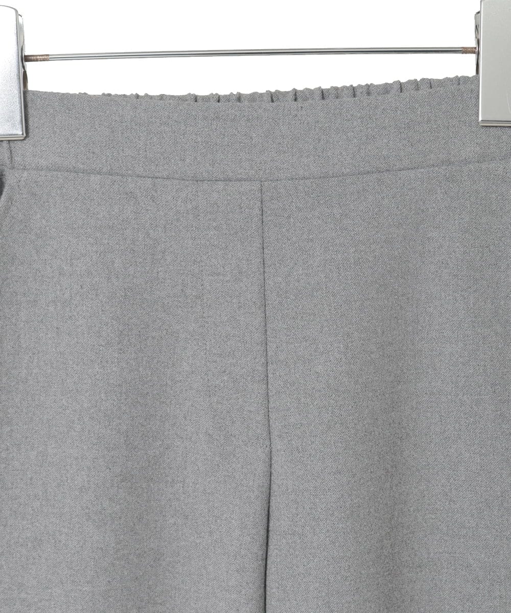 R6LAE20230 HIROKO BIS(小さいサイズ)(メゾン ドゥ サンク) 【小さいサイズ】両面起毛デザインプルオンパンツ グレー