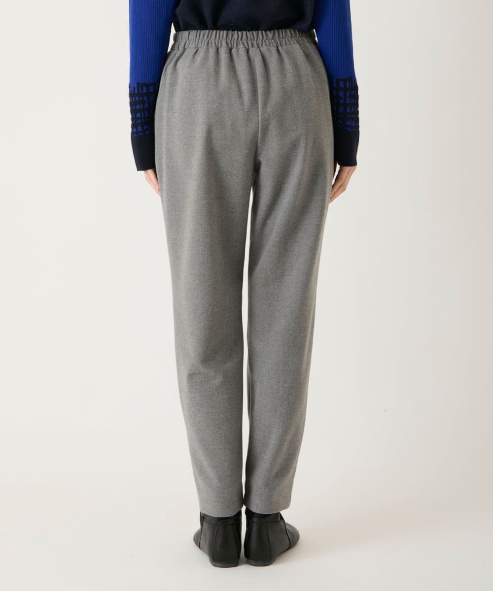 R6LAE20230 HIROKO BIS(小さいサイズ)(メゾン ドゥ サンク) 【小さいサイズ】両面起毛デザインプルオンパンツ グレー
