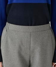 R6LAE20230 HIROKO BIS(小さいサイズ)(メゾン ドゥ サンク) 【小さいサイズ】両面起毛デザインプルオンパンツ グレー