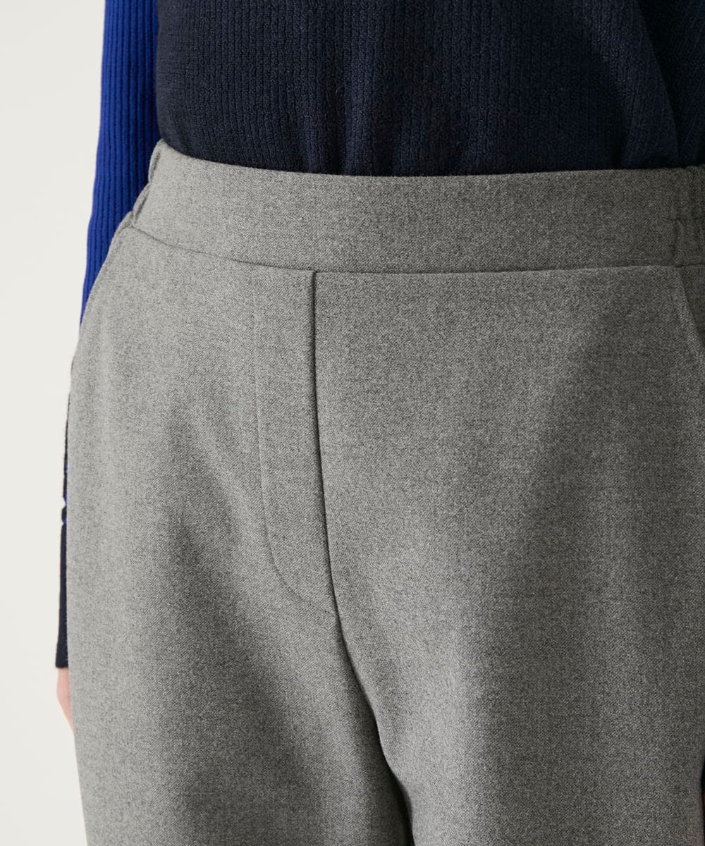 R6LAE20230 HIROKO BIS(小さいサイズ)(メゾン ドゥ サンク) 【小さいサイズ】両面起毛デザインプルオンパンツ グレー