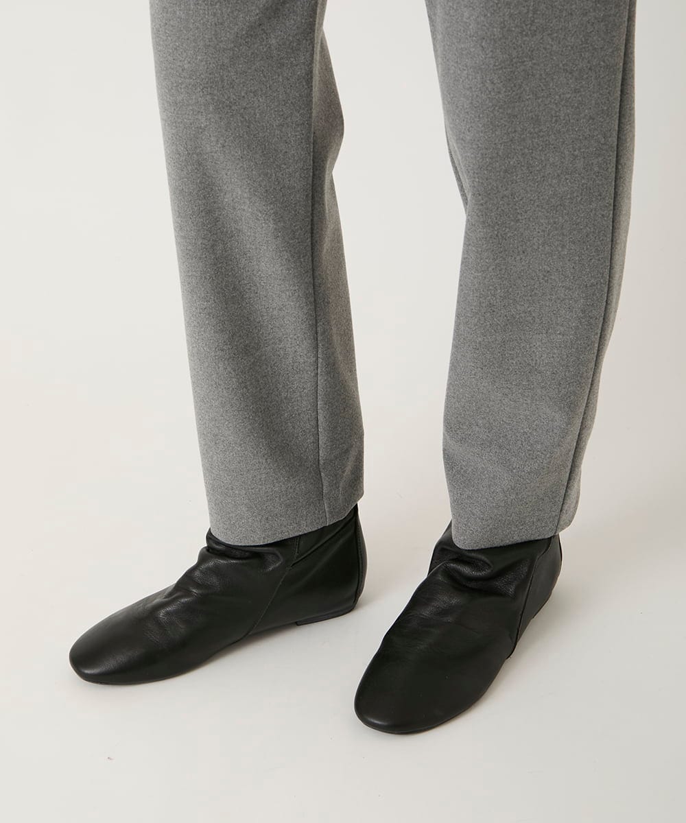 R6LAE20230 HIROKO BIS(小さいサイズ)(メゾン ドゥ サンク) 【小さいサイズ】両面起毛デザインプルオンパンツ グレー