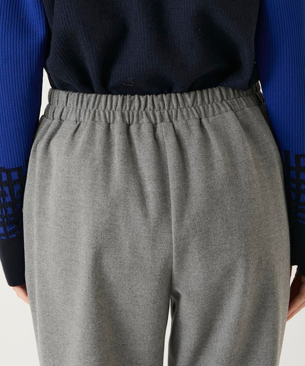 R6LAE20230 HIROKO BIS(小さいサイズ)(メゾン ドゥ サンク) 【小さいサイズ】両面起毛デザインプルオンパンツ グレー