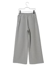 R6LAF30230 HIROKO BIS(小さいサイズ)(メゾン ドゥ サンク) 【小さいサイズ】ストレッチワイドパンツ/アルガンオイル加工/洗える ベージュ