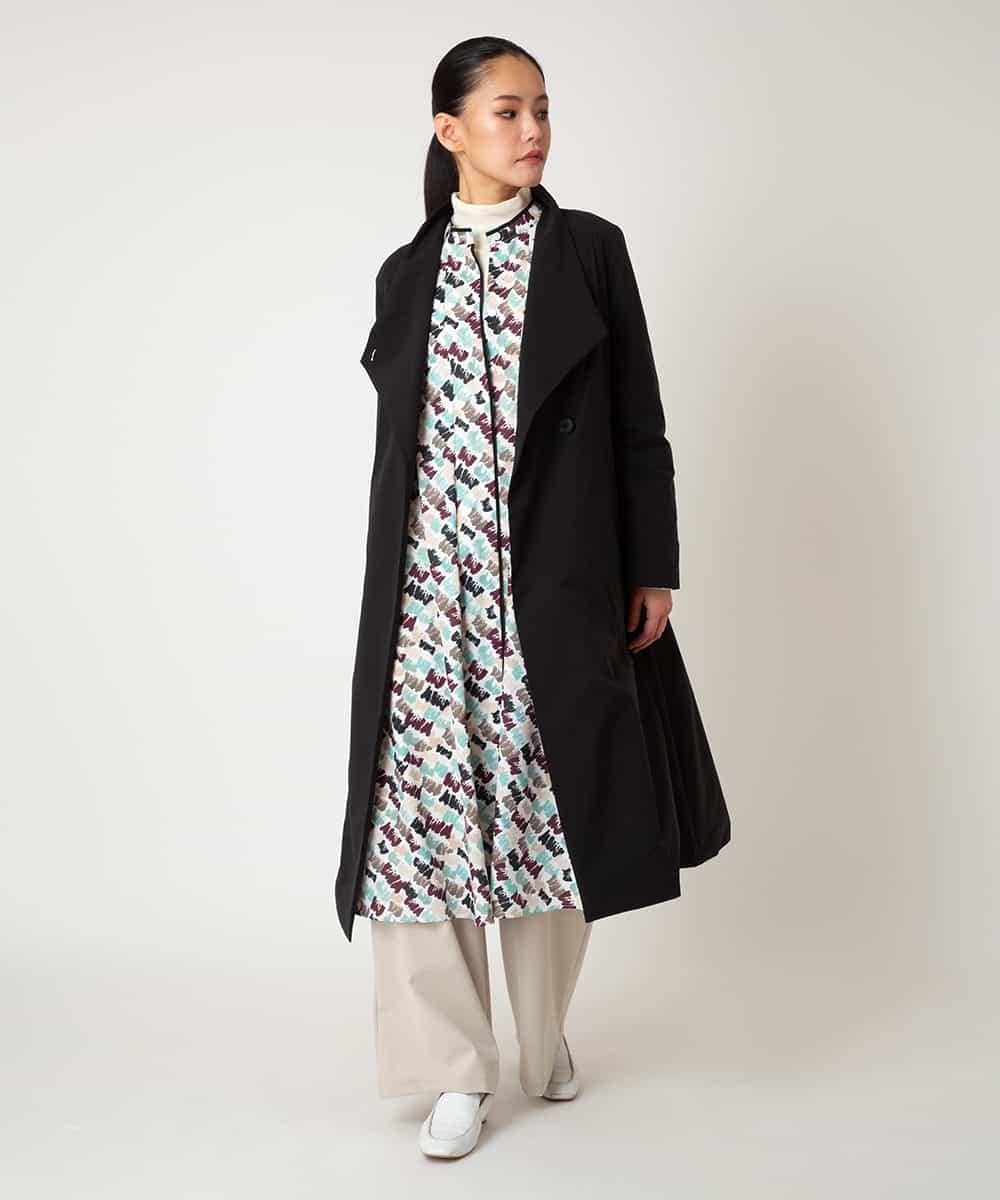 R6LAF30230 HIROKO BIS(小さいサイズ)(メゾン ドゥ サンク) 【小さいサイズ】ストレッチワイドパンツ/アルガンオイル加工/洗える ベージュ