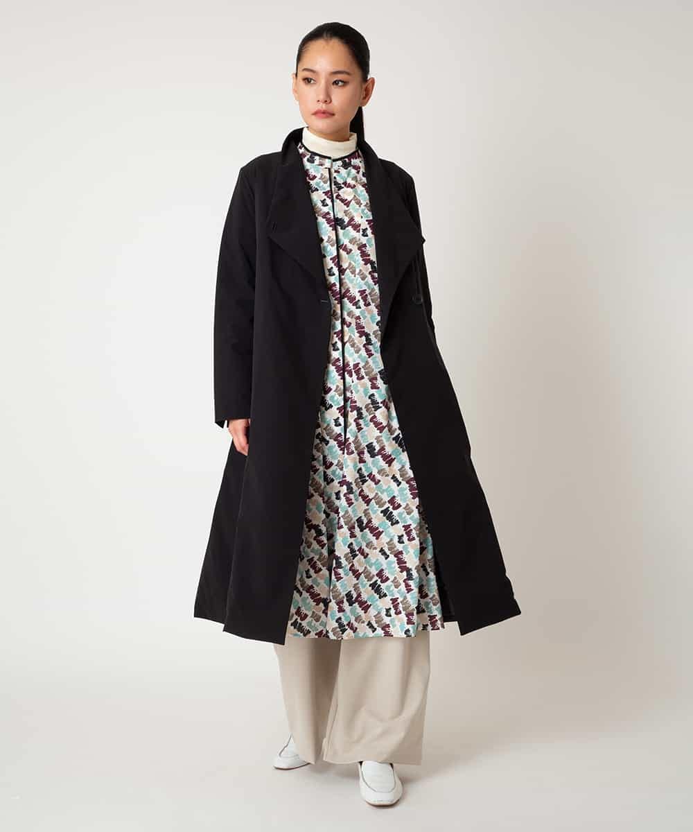 R6LAF30230 HIROKO BIS(小さいサイズ)(メゾン ドゥ サンク) 【小さいサイズ】ストレッチワイドパンツ/アルガンオイル加工/洗える ベージュ