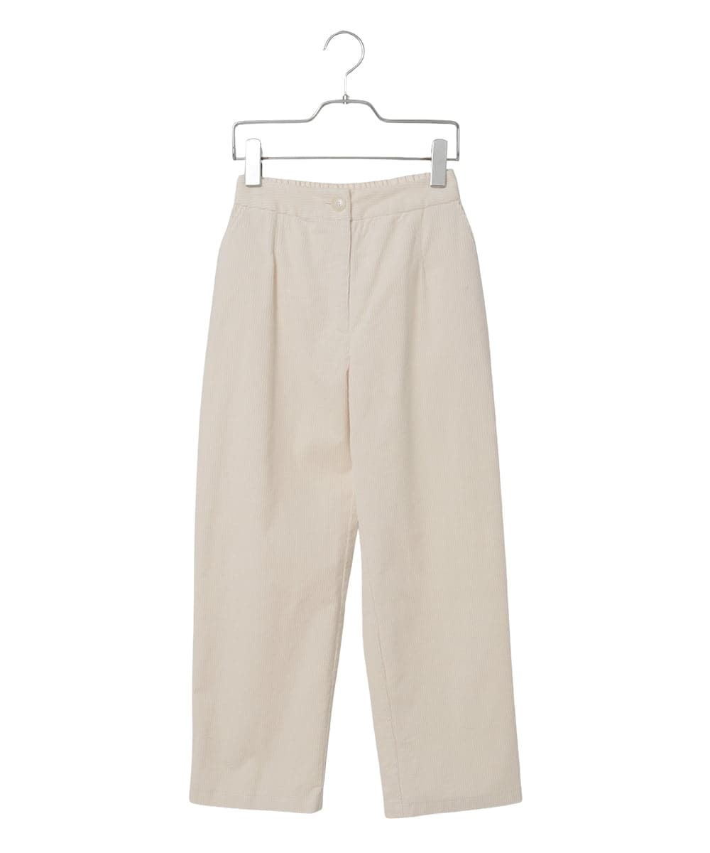 R6LAF31230 HIROKO BIS(小さいサイズ)(メゾン ドゥ サンク) 【小さいサイズ】ストレッチコーデュロイパンツ /洗える ダークグレー