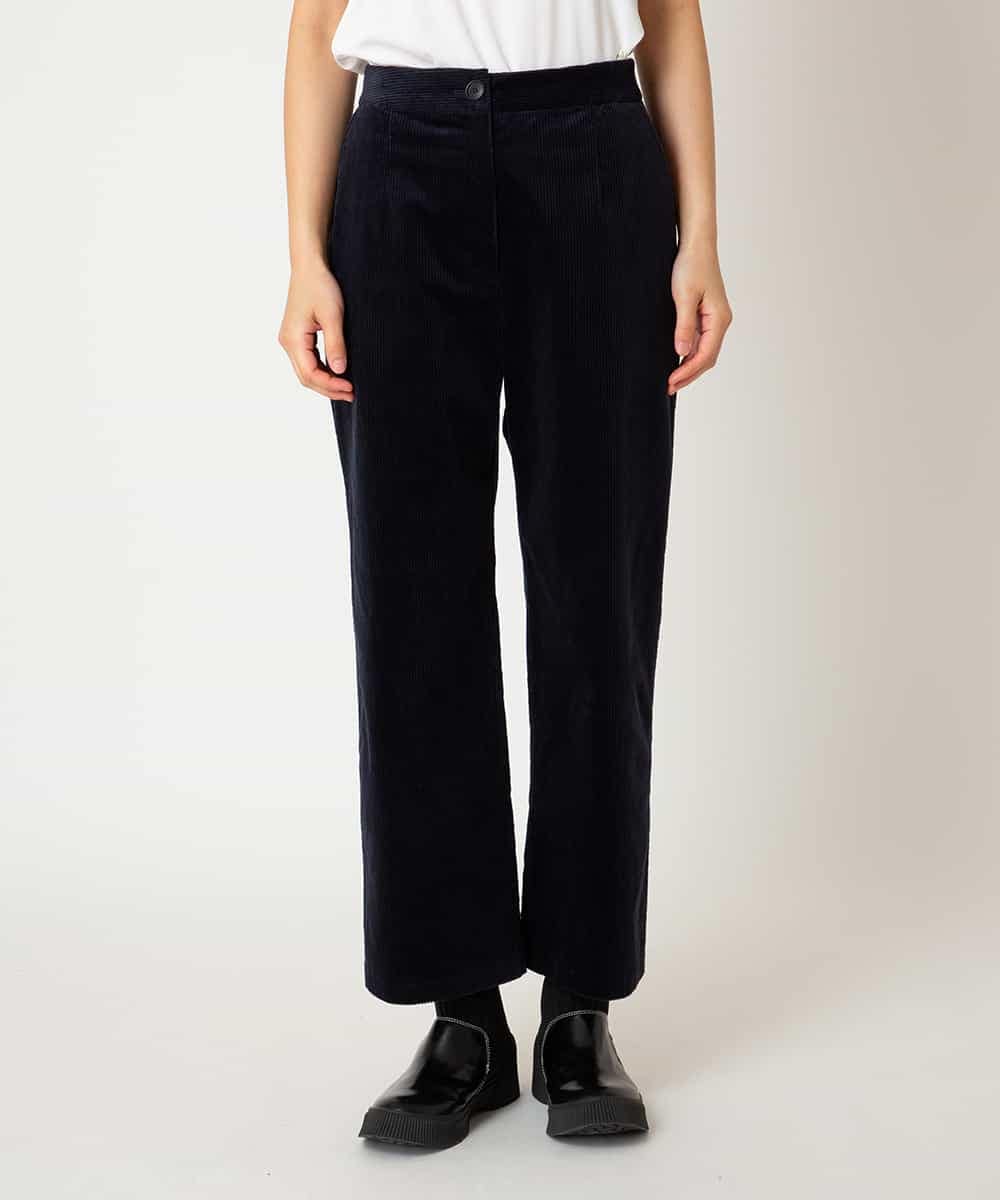 R6LAF31230 HIROKO BIS(小さいサイズ)(メゾン ドゥ サンク) 【小さいサイズ】ストレッチコーデュロイパンツ /洗える ダークグレー