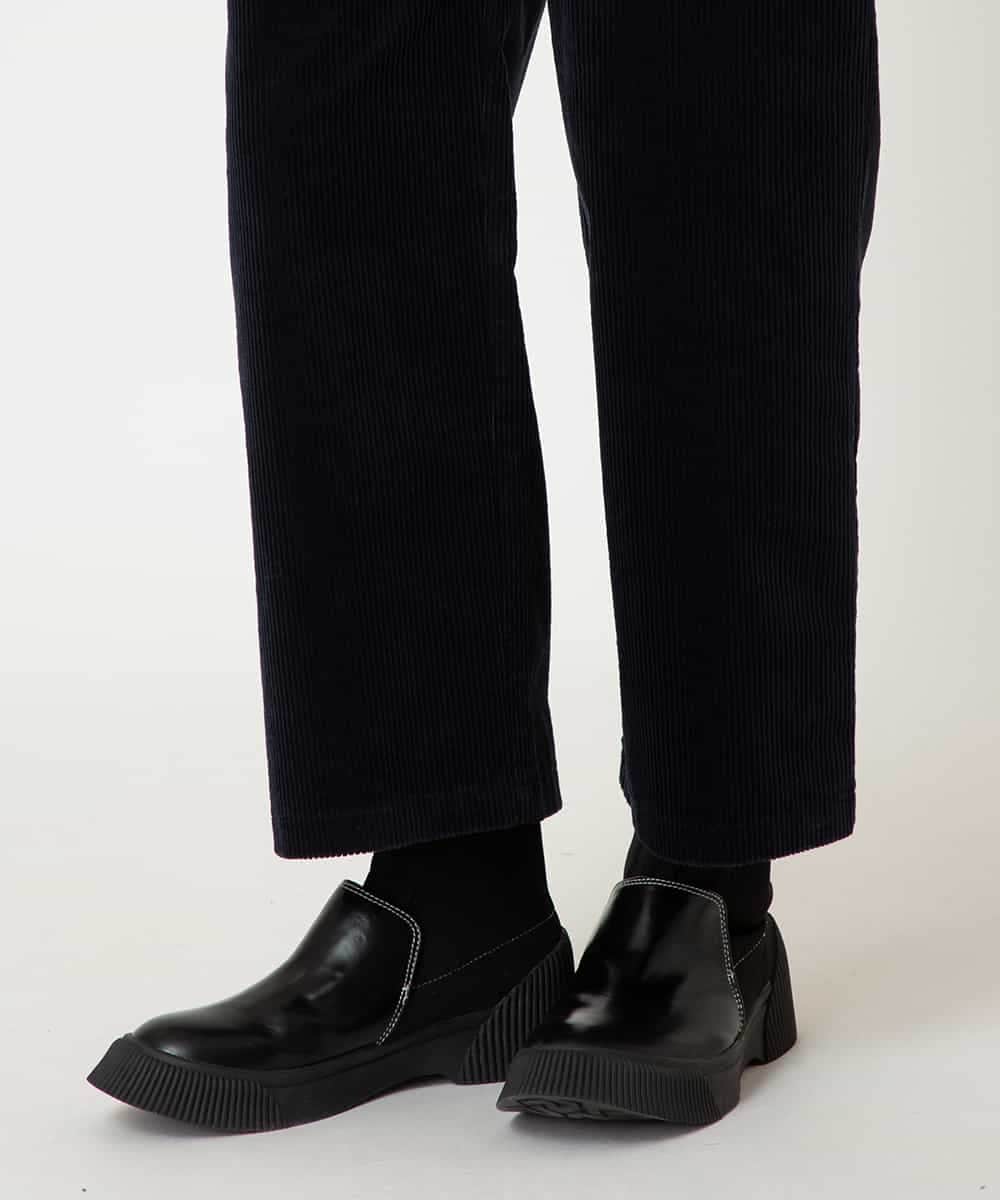 R6LAF31230 HIROKO BIS(小さいサイズ)(メゾン ドゥ サンク) 【小さいサイズ】ストレッチコーデュロイパンツ /洗える ダークグレー