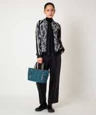 R6LAF31230 HIROKO BIS(小さいサイズ)(メゾン ドゥ サンク) 【小さいサイズ】ストレッチコーデュロイパンツ /洗える ダークグレー